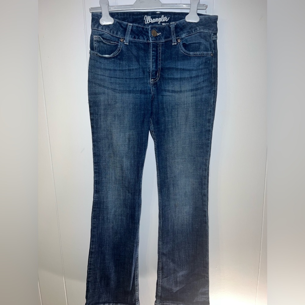 Wrangler size 9x32 blue jeans